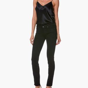 paige skyline skinny in black shadow